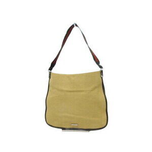 GUCCI Sherry Line Shoulder Bag 001 4321 Beige Tan Canvas Leather
